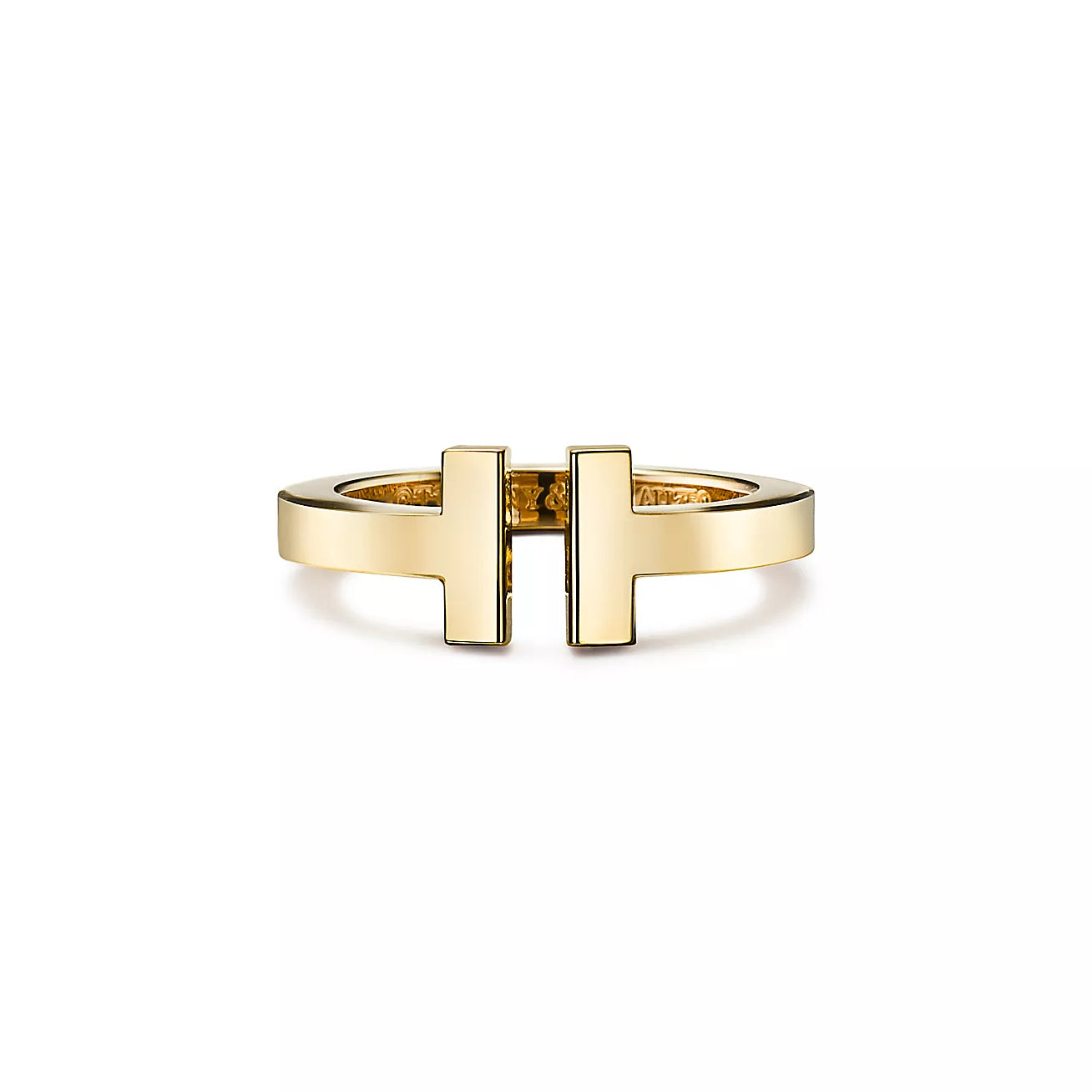 Tiffany T Square Ring in Yellow Gold