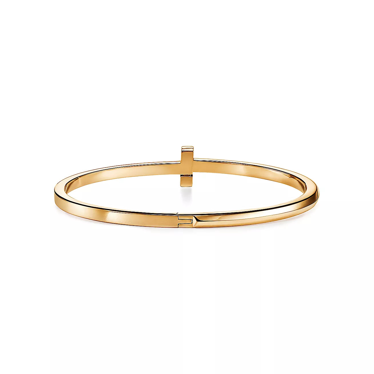 Tiffany T T1 Narrow Hinged Bangle in 18k Gold