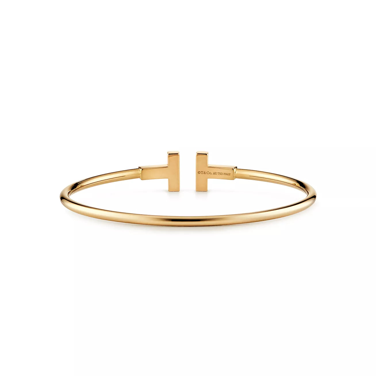 Tiffany T Wire Bracelet in 18k Gold