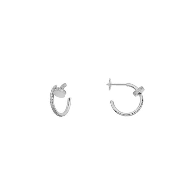 JUSTE UN CLOU EARRINGS WHITE GOLD DIAMONDS
