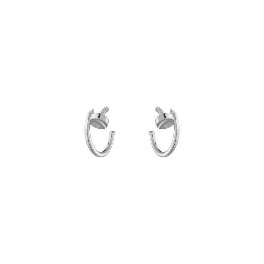 JUSTE UN CLOU HOOP EARRINGS WHITE GOLD