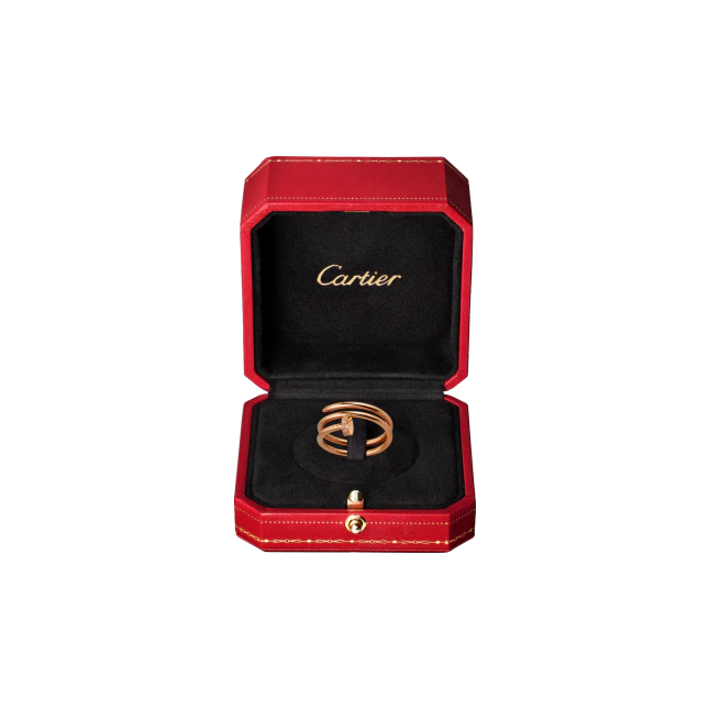 JUSTE UN CLOU RING PINK GOLD, DIAMONDS
