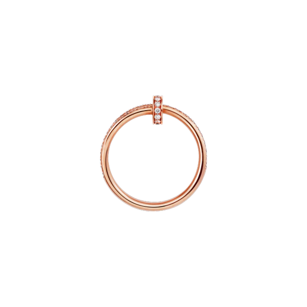 JUSTE UN CLOU RING PINK GOLD, DIAMONDS B4210900