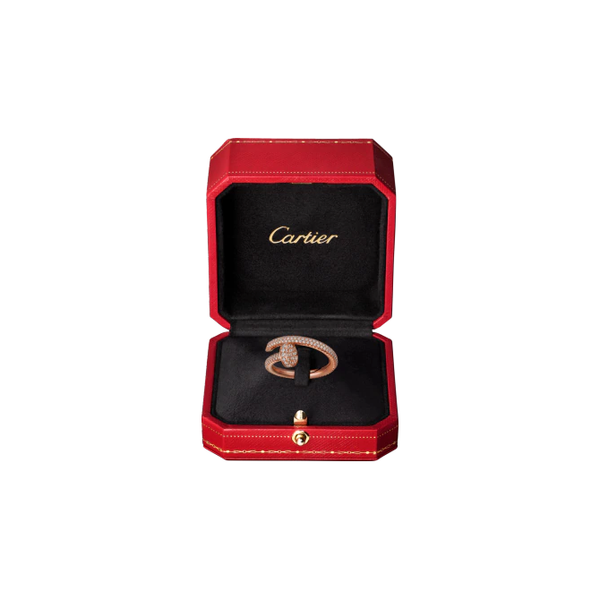 JUSTE UN CLOU RING PINK GOLD, DIAMONDS N4748600