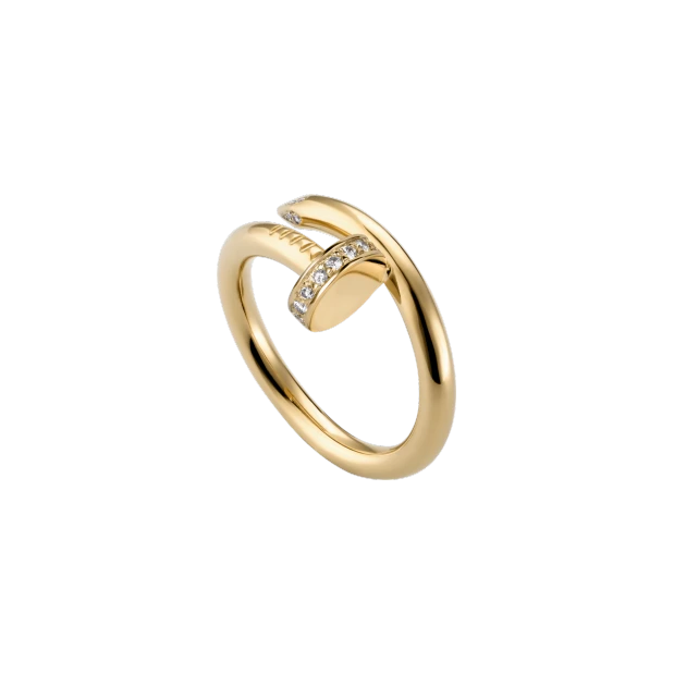 JUSTE UN CLOU RING YELLOW GOLD DIAMONDS
