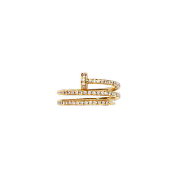 JUSTE UN CLOU RING YELLOW GOLD, DIAMONDS B4211900