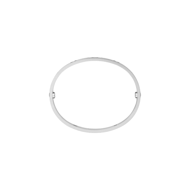 LOVE BRACELET, 4 DIAMONDS WHITE GOLD, DIAMONDS