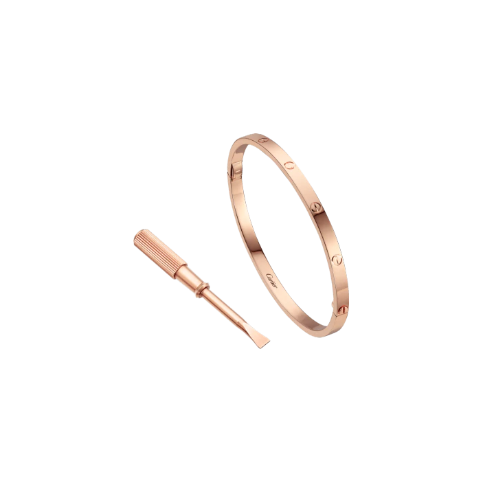 LOVE BRACELET, SM PINK GOLD