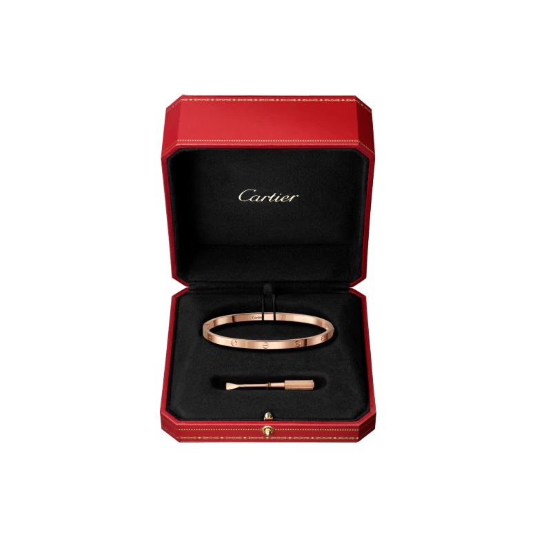 LOVE BRACELET, SM PINK GOLD