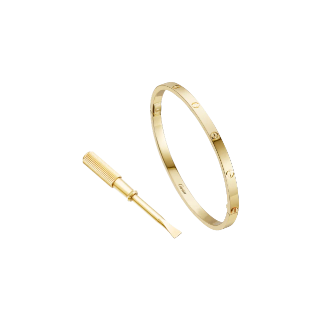 LOVE BRACELET, SM YELLOW GOLD