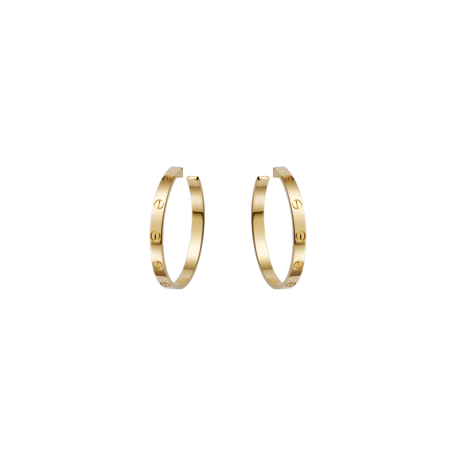 LOVE EARRINGS YELLOW GOLD