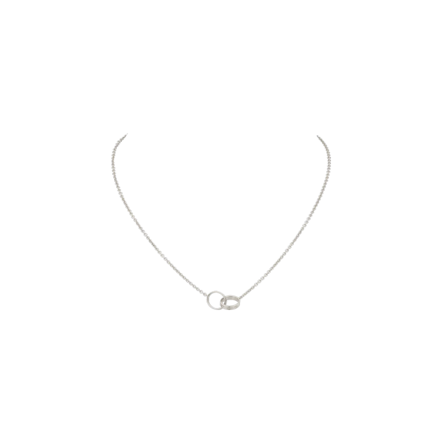 LOVE NECKLACE WHITE GOLD