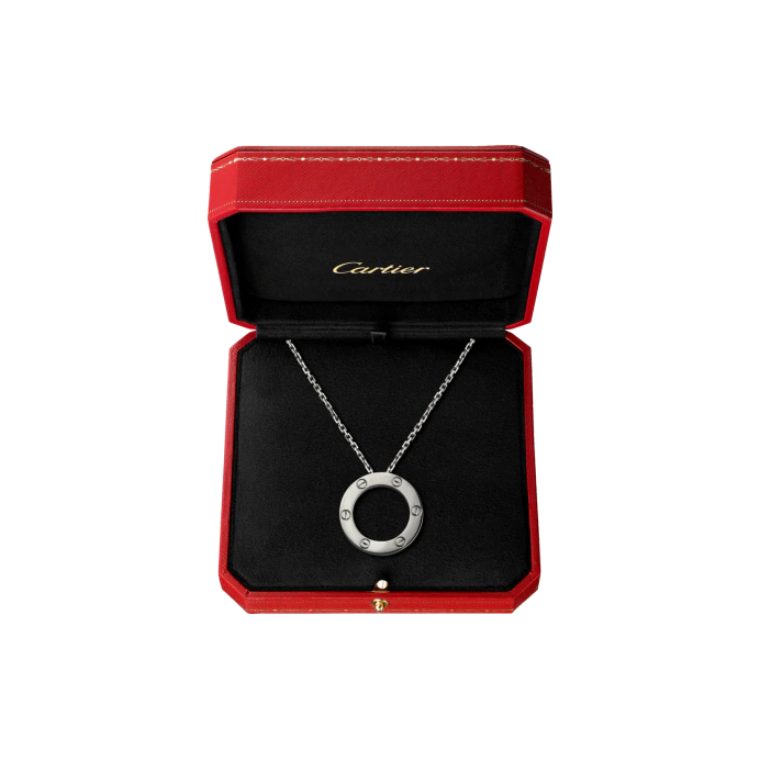 LOVE NECKLACE WHITE GOLD S
