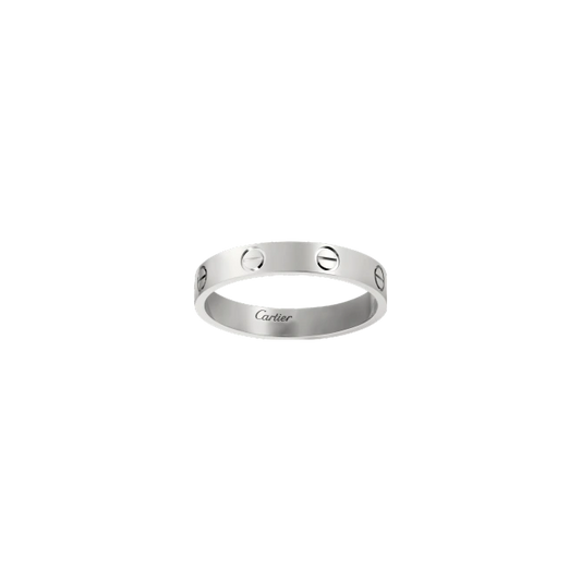 LOVE WEDDING BAND WHITE GOLD