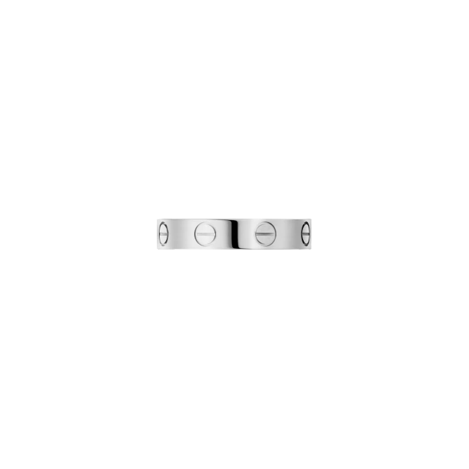 LOVE WEDDING BAND WHITE GOLD