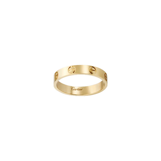 LOVE WEDDING BAND YELLOW GOLD