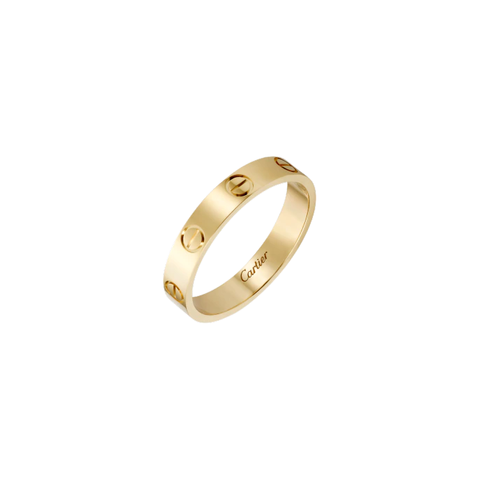 LOVE WEDDING BAND YELLOW GOLD