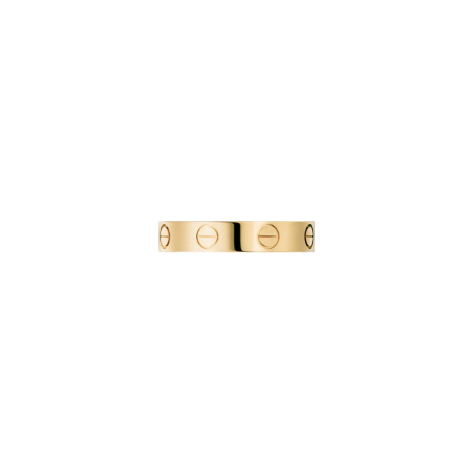 LOVE WEDDING BAND YELLOW GOLD