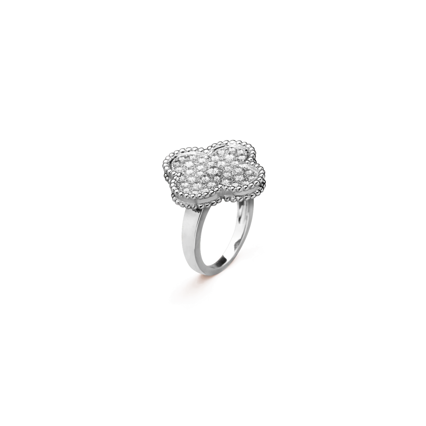 Magic Alhambra ring White gold, Diamond