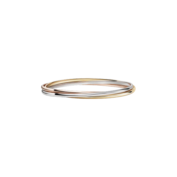 TRINITY BRACELET WHITE GOLD, PINK GOLD, YELLOW GOLD