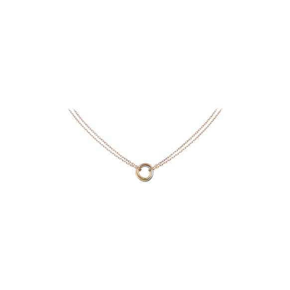 TRINITY NECKLACE WHITE GOLD, YELLOW GOLD, PINK GOLD