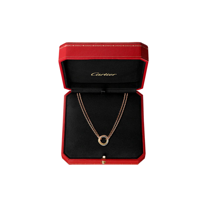 TRINITY NECKLACE WHITE GOLD, YELLOW GOLD, PINK GOLD