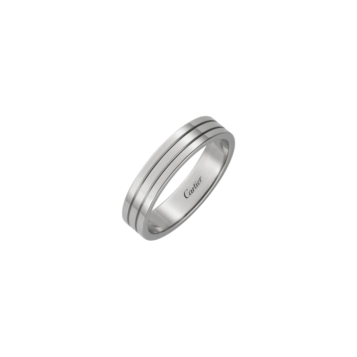 TRINITY WEDDING BAND WHITE GOLD