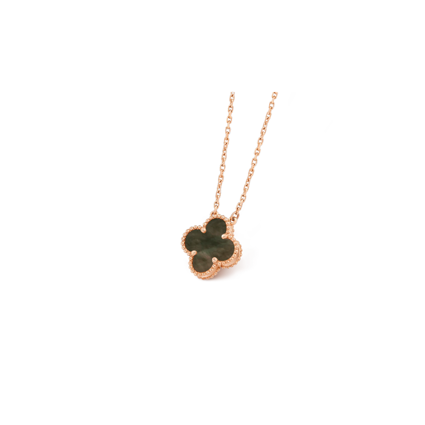 Vintage Alhambra pendant Rose gold, Mother-of-pearl