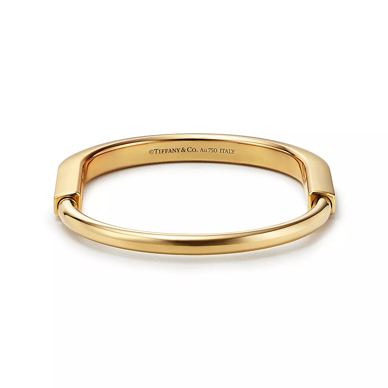 Tiffany Lock Bangle in Yellow Gold