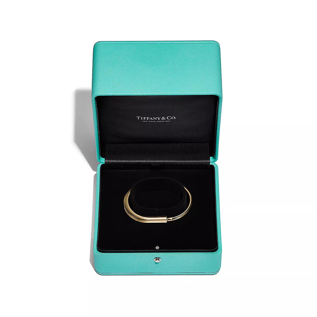 Tiffany Lock Bangle in Yellow Gold