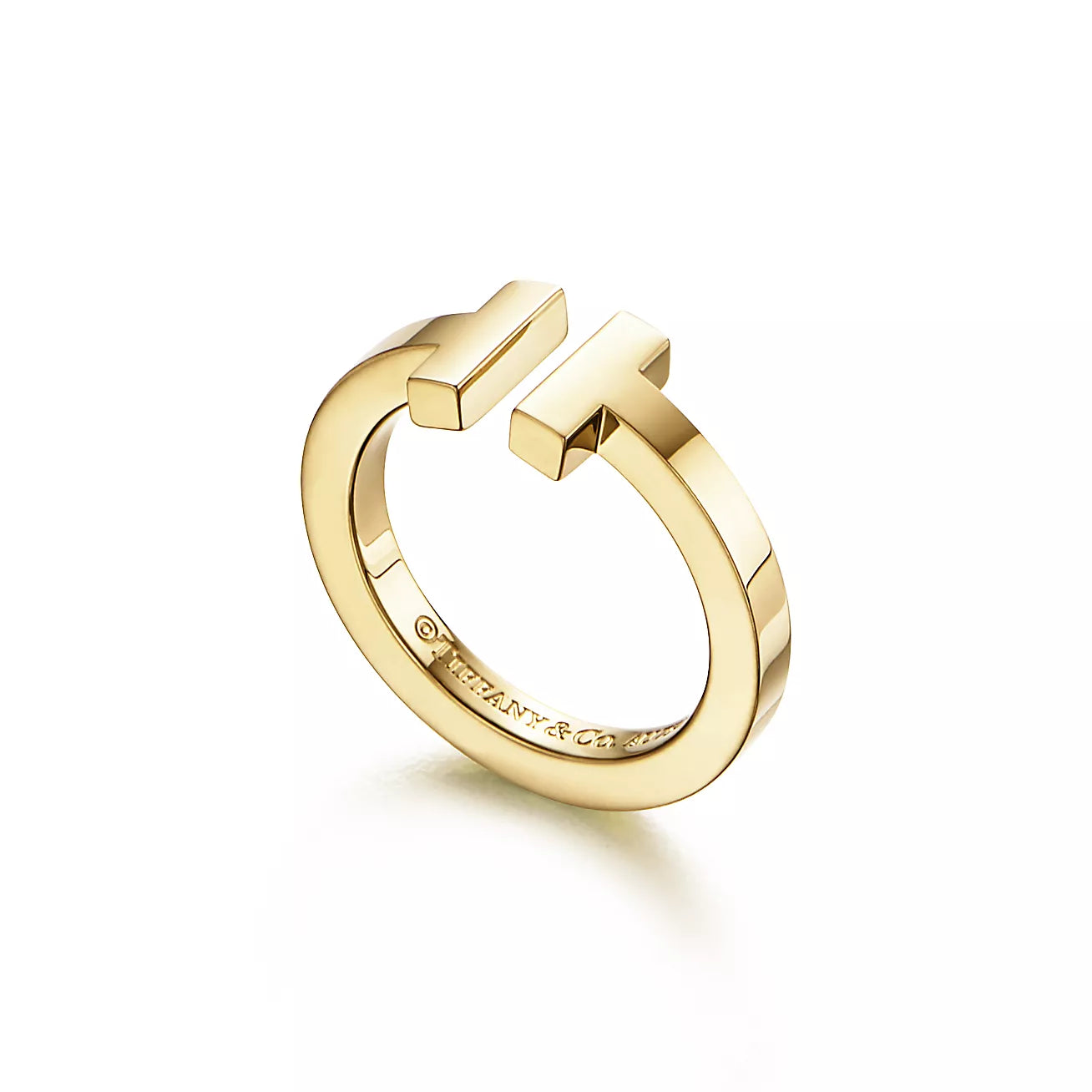 Tiffany T Square Ring in Yellow Gold