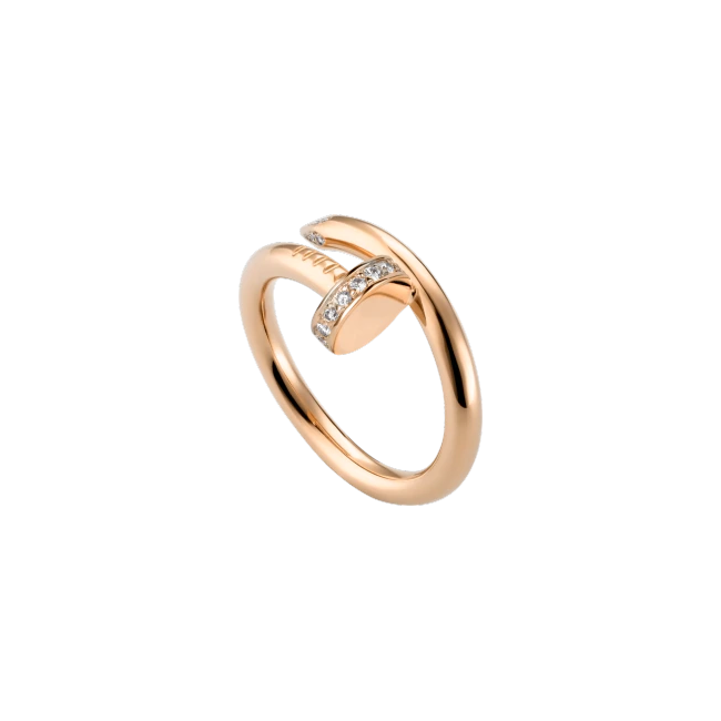 JUSTE UN CLOU RING PINK GOLD DIAMONDS