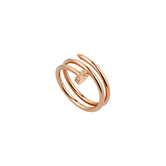 JUSTE UN CLOU RING PINK GOLD, DIAMONDS