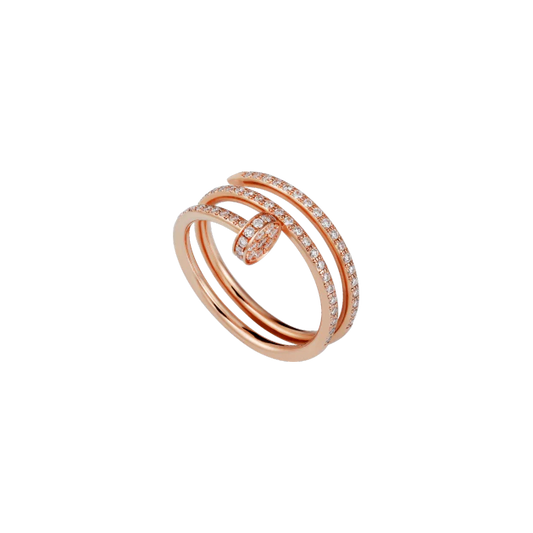 JUSTE UN CLOU RING PINK GOLD, DIAMONDS B4210900