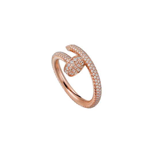 JUSTE UN CLOU RING PINK GOLD, DIAMONDS  N4748600