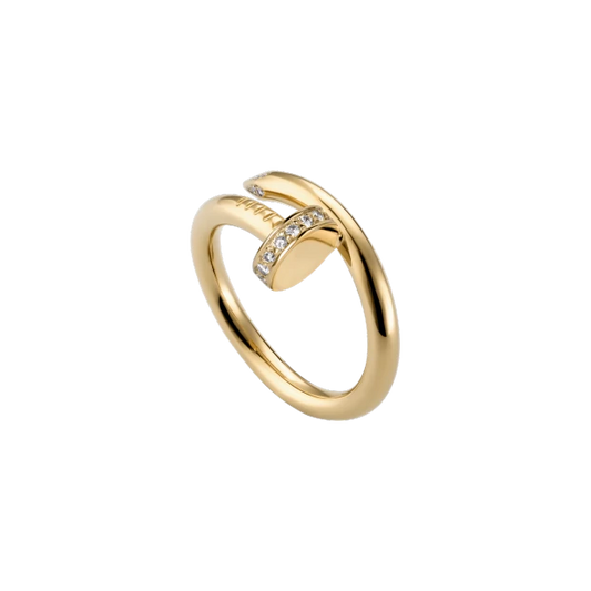 JUSTE UN CLOU RING YELLOW GOLD DIAMONDS