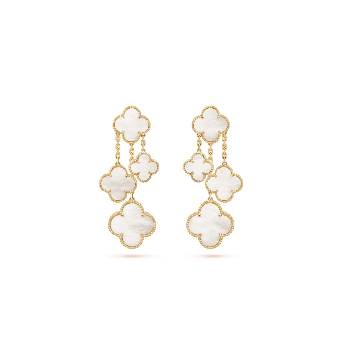 Van Cleef & Arpels Yellow Gold Magic Alhambra Earrings VCARD78900