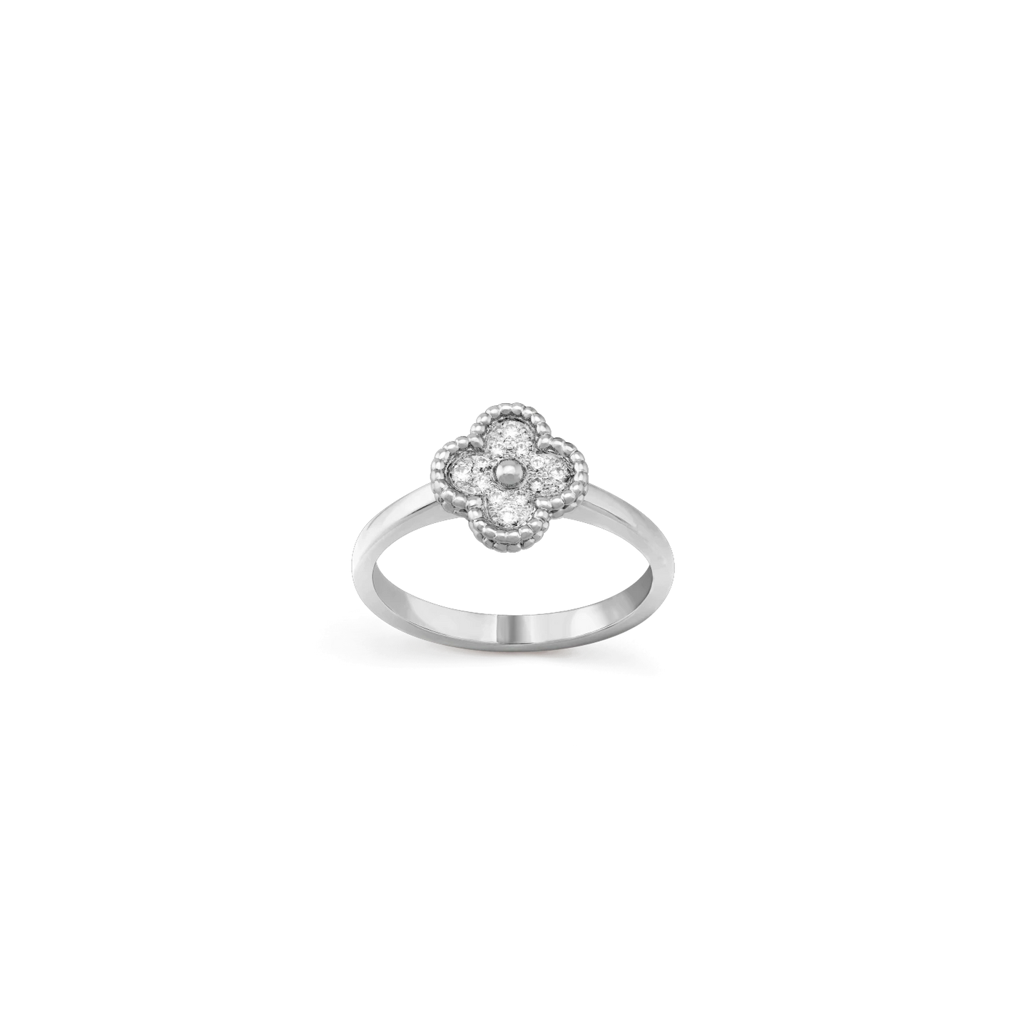 Sweet Alhambra ring White gold, Diamond