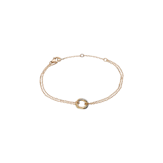 TRINITY BRACELET WHITE GOLD, YELLOW GOLD, PINK GOLD